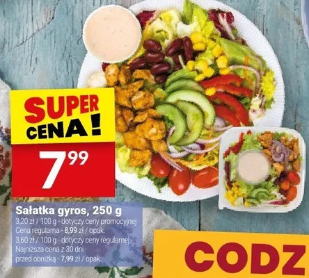 Sałatka gyros promocja w Twój Market