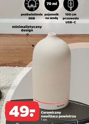 Ceramiczny nawilżacz powietrza promocja w Netto