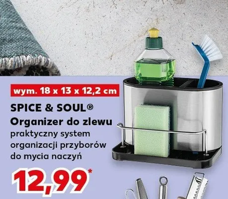 Organizer do zlewu Spice & Soul promocja w Kaufland