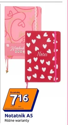 Notatnik A5 różne warianty promocja w Action