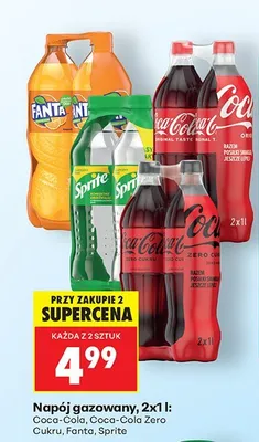 Napój gazowany Coca-Cola promocja w Biedronka