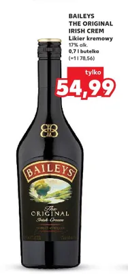 Likier kremowy The Original Irish Crem 0,7 l Baileys promocja w Kaufland