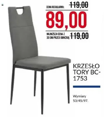 Krzesło TORY BC-1753 Abra Meble promocja w Abra Meble