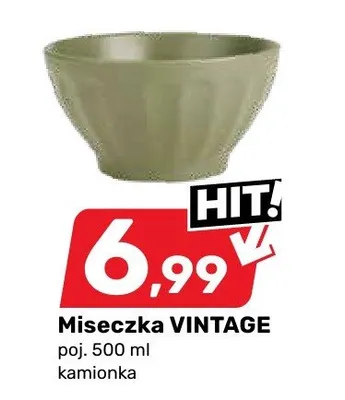 Miseczka VINTAGE kamionka promocja w Bricomarche