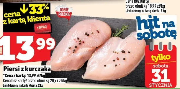 Pierś z kurczaka TOPAZ promocja
