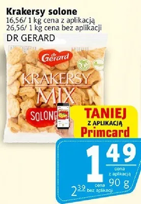 Krakersy solone Artur promocja w Prim Market