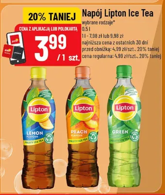 Napój Lipton Ice Tea Green promocja w POLOmarket