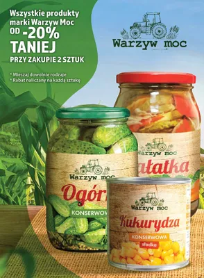 Konserwy - wszystkie rodzaje od -20% promocja w Dino