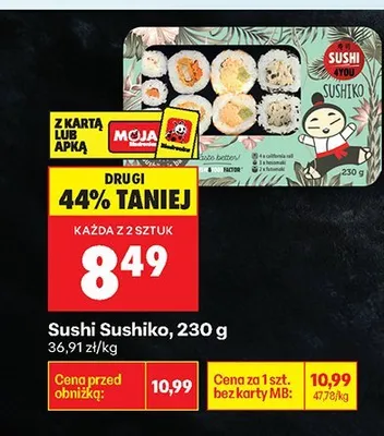 Sushi Sushiko promocja w Biedronka