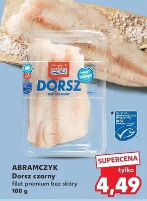 Dorsz filet premium bez skóry Abramczyk promocja w Kaufland