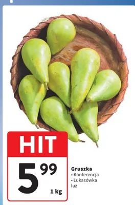 Gruszka konferencja promocja w Intermarche