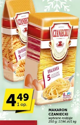 Makaron Czaniecki promocja w Groszek