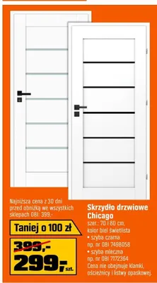Skrzydło drzwiowe Chicago promocja w OBI