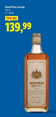 Brandy Denki Bran 700 ml promocja w Lidl