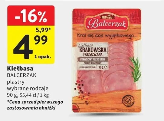 Kiełbasa promocja w Intermarche