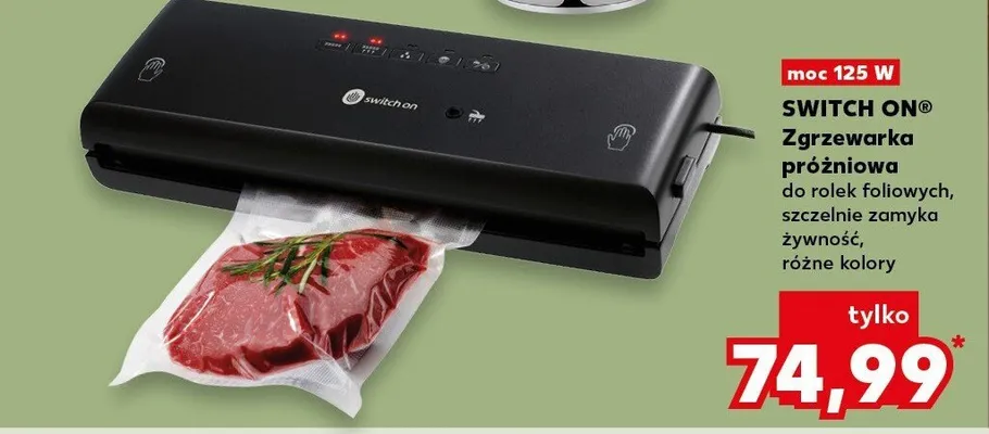 Zgrzewarka próżniowa Switch On promocja w Kaufland