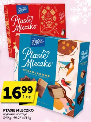 Czekolada Ptasie Mleczko wybrane rodzaje E. Wedel promocja w Euro Sklep
