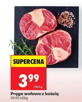 Pręga wołowa z kością promocja w Biedronka
