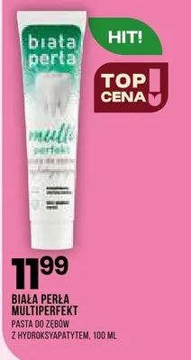 Pasta do zębów BIAŁA PERŁA MULTIPERFEKT z hydroksyapatytem Biała Perła promocja w Drogerie Natura