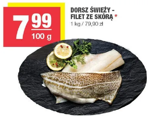 Dorsz Świeży - Filet ze Skórą SPAR promocja w SPAR