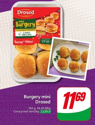 Burgery mini promocja w Dino