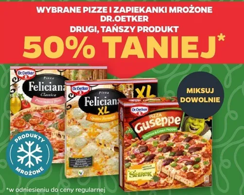 Pizza Feliciana Guseppe, różne rodzaje promocja w Netto