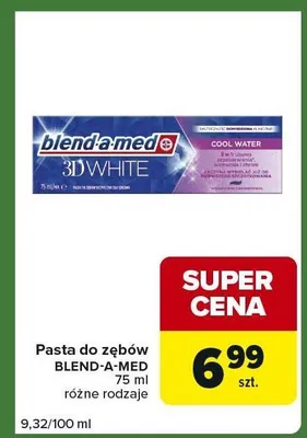 Pasta do zębów BLEND-A-MED różne rodzaje promocja w Carrefour Express