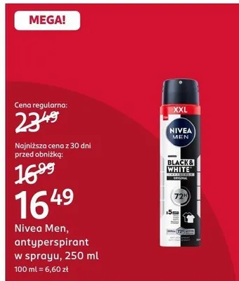 Antyperspirant w sprayu, 250 ml Nivea promocja w Rossmann