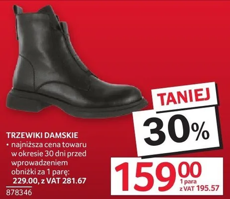 Trzewiki damskie Selgros promocja w Selgros