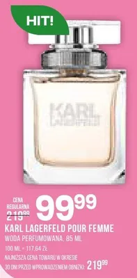 Perfumy Karl Lagerfeld Pour Femme promocja w Drogerie Natura