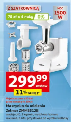 Maszynka do mielenia Zelmer ZMM3512B promocja w Auchan