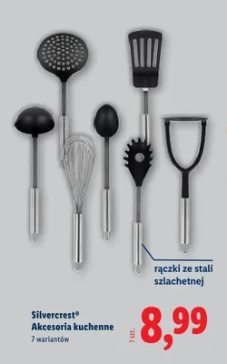 Akcesoria kuchenne ze stali szlachetnej promocja w Lidl
