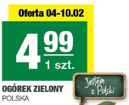 Ogórek zielony Polska promocja w SPAR