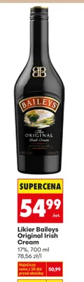 Likier Baileys Original Irish Cream promocja w Biedronka