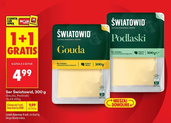 Ser promocja w Biedronka