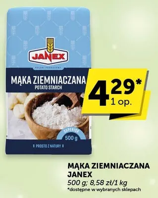 Mąka ziemniaczana Janex promocja w Groszek