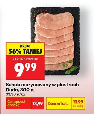 Schab marynowany w plastrach 300 g promocja w Biedronka