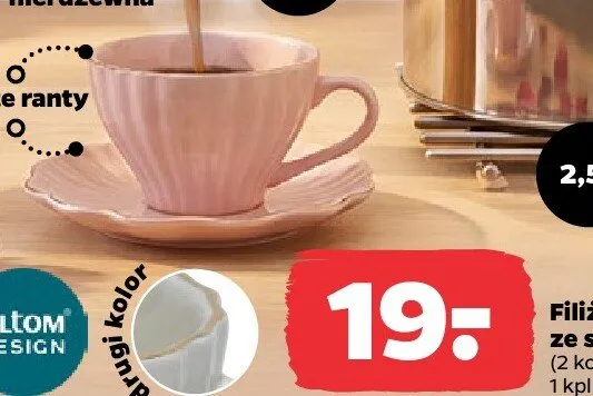 Filiżanka 240 ml promocja w Netto
