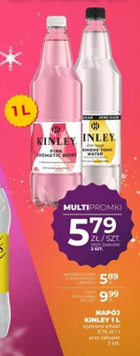 Napój Kinley 1 L wybrane smaki promocja w Duży Ben