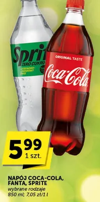 Napój Coca-cola promocja w Groszek
