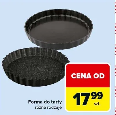 Forma do tarty, różne rodzaje Carrefour promocja w Carrefour