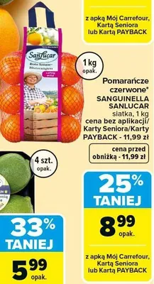 Pomarańcze promocja w Carrefour