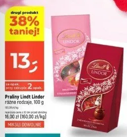 Praliny Lindt Lindor różne rodzaje promocja w Dealz