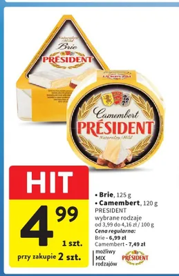 Ser Camembert promocja w Intermarche