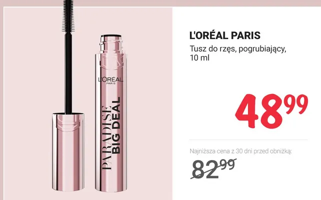 Tusz do rzęs promocja w Rossmann