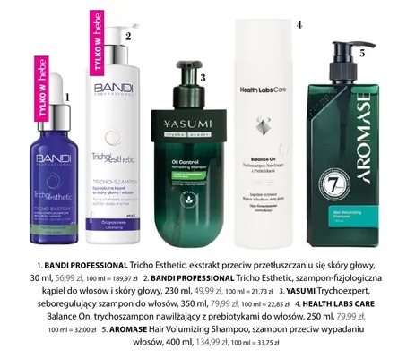 Trychoszampon Health Labs Care Balance On nawilżający z prebiotykami do włosów 250 ml promocja w Hebe