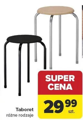 Taboret różne rodzaje Carrefour promocja w Carrefour