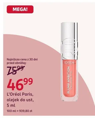 Olejek do ust, 5 ml promocja w Rossmann