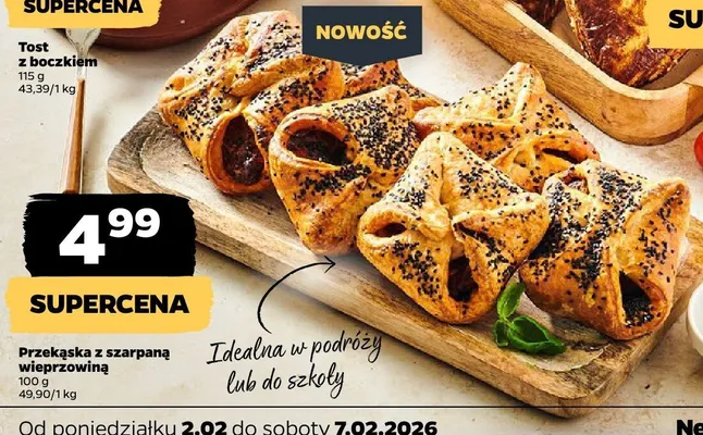 Przekąska z szarpaną wieprzowiną promocja w Netto