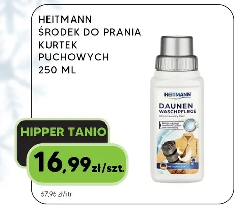 Środek do prania kurtek puchowych Heitmann 250ml promocja w HIPPER.pl